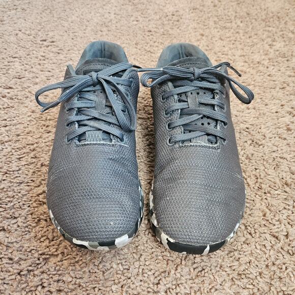 Nobull Outwork Wild Shoes Black Gray Camouflage Sneakers Mens 7.5 Womens 9 - Picture 3 of 11